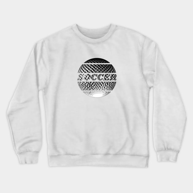 Soccer - silver design Crewneck Sweatshirt by Bailamor
